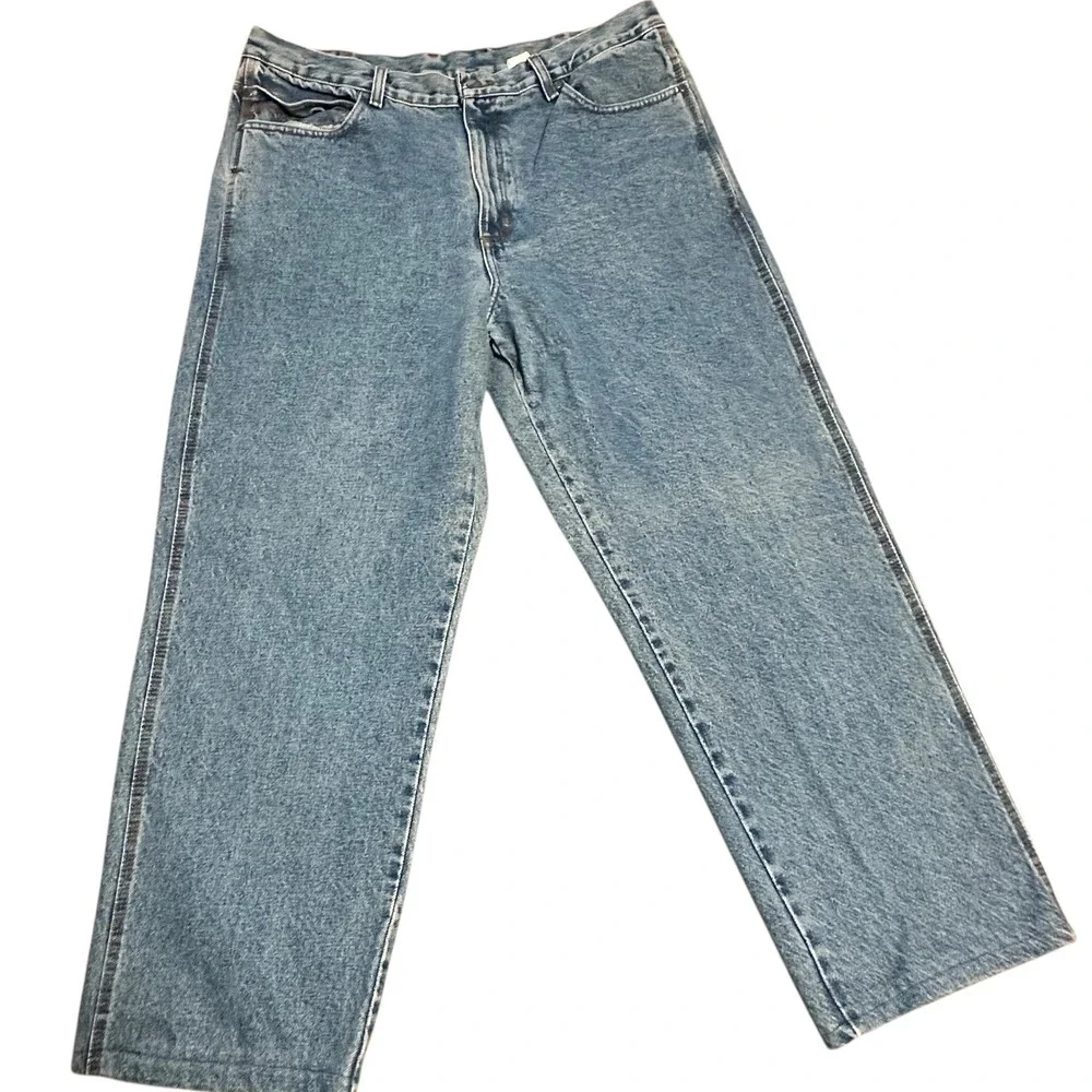 Craftsman Jeans Mens 40x30 Blue Excellent Straight Leg Workwear Denim Pants